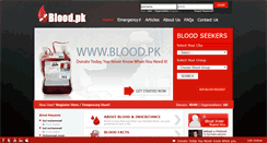 Desktop Screenshot of blood.pk