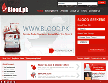 Tablet Screenshot of blood.pk